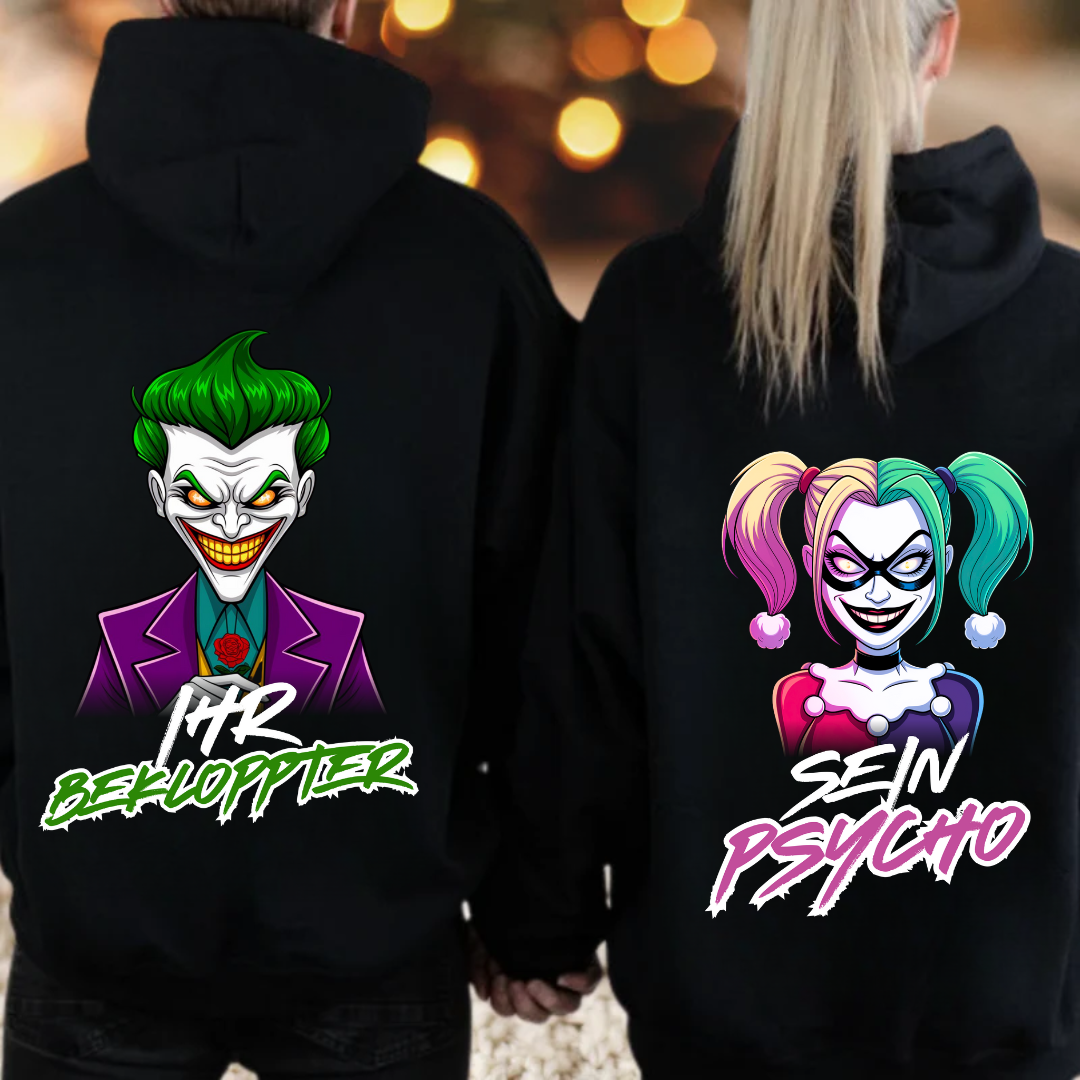 Bekloppter & Psycho - Kuschel Hoodie Bündel