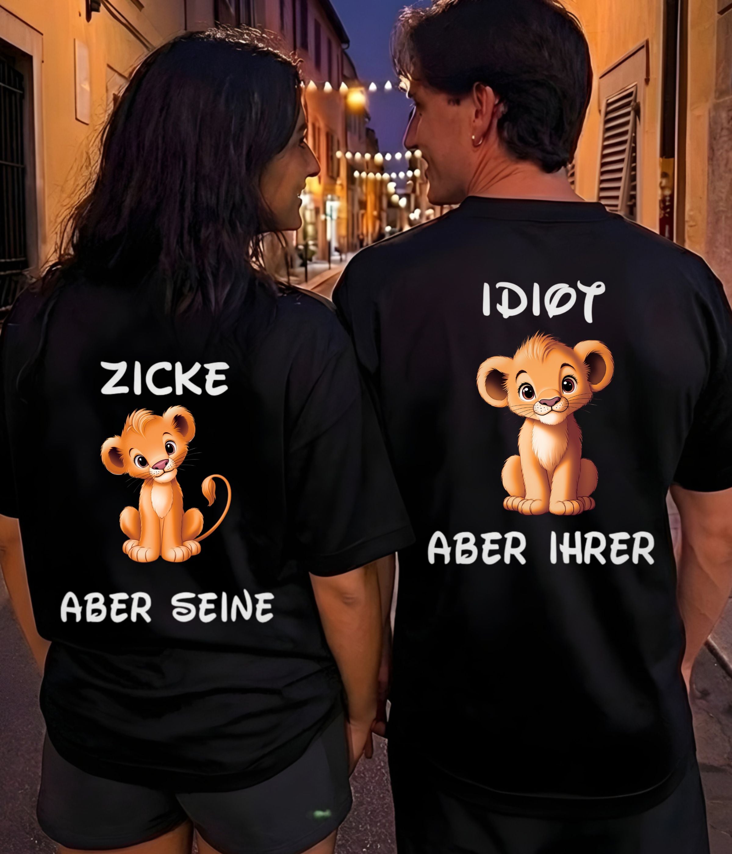 Zicke/Idiot - Shirt Couple Bündel