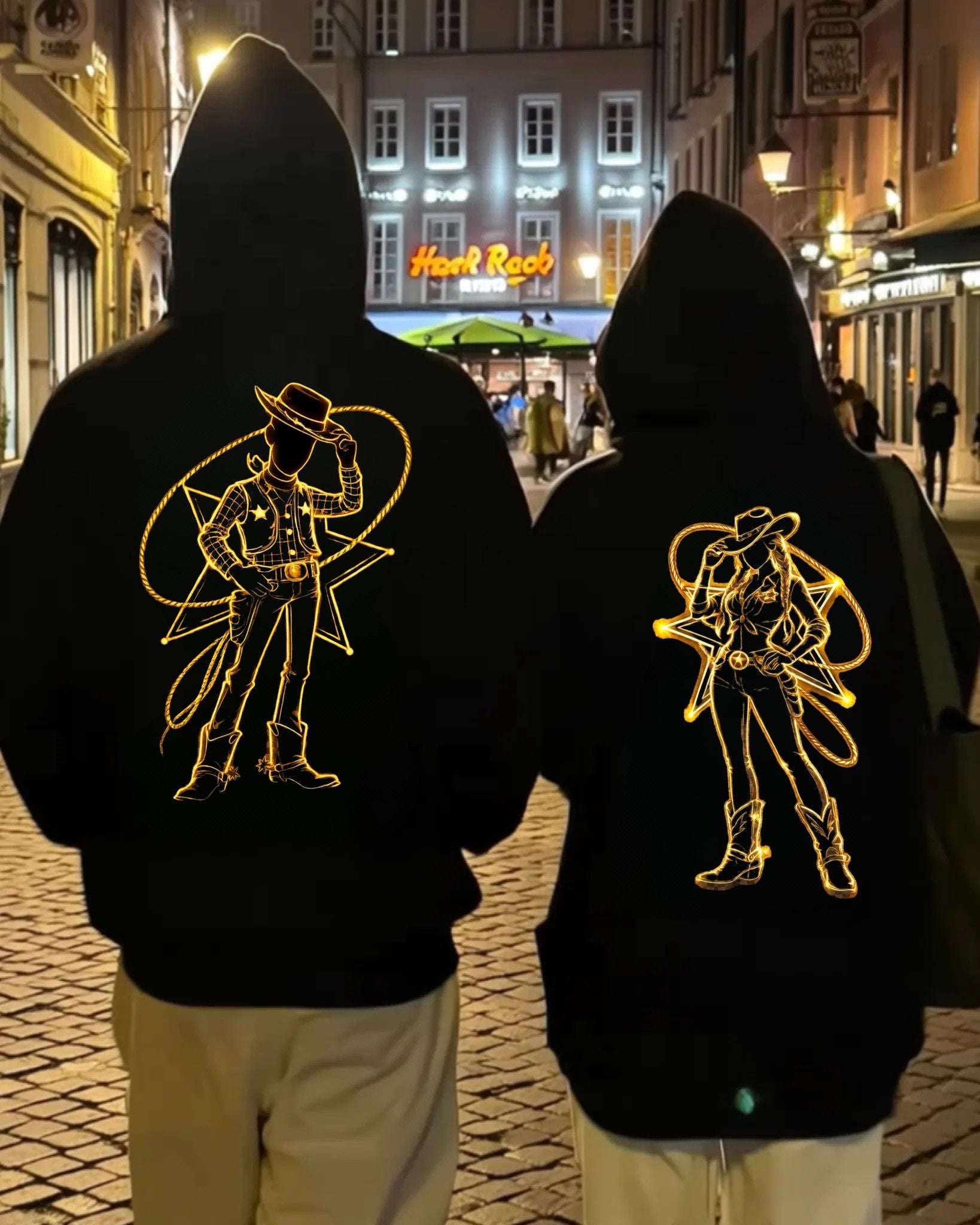 Cowboy / Cowgirl - Kuschel Hoodie Bündel***