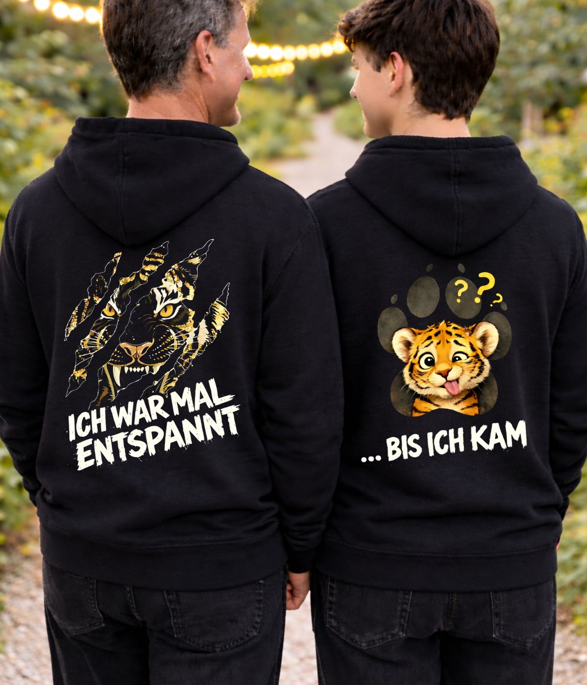 Tiger - Hoodie Bündel (Vater und Sohn)