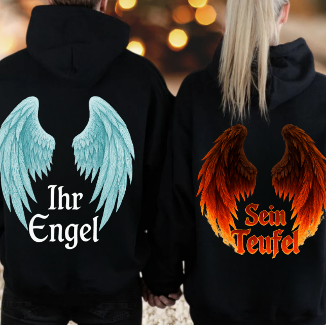 Engel & Teufel - Kuschel Hoodie Bündel
