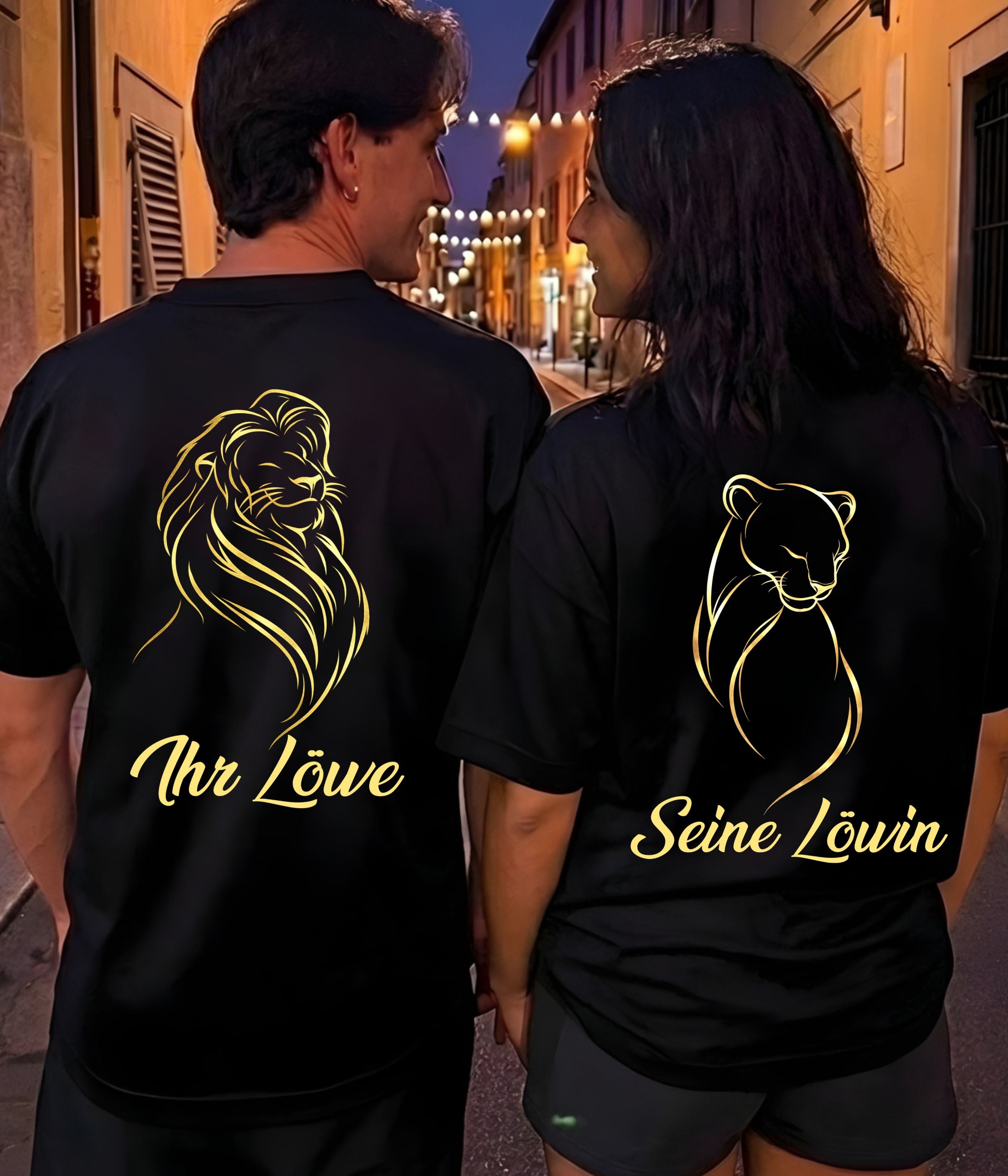 Löwe/Löwin - Shirt Couple Bündel