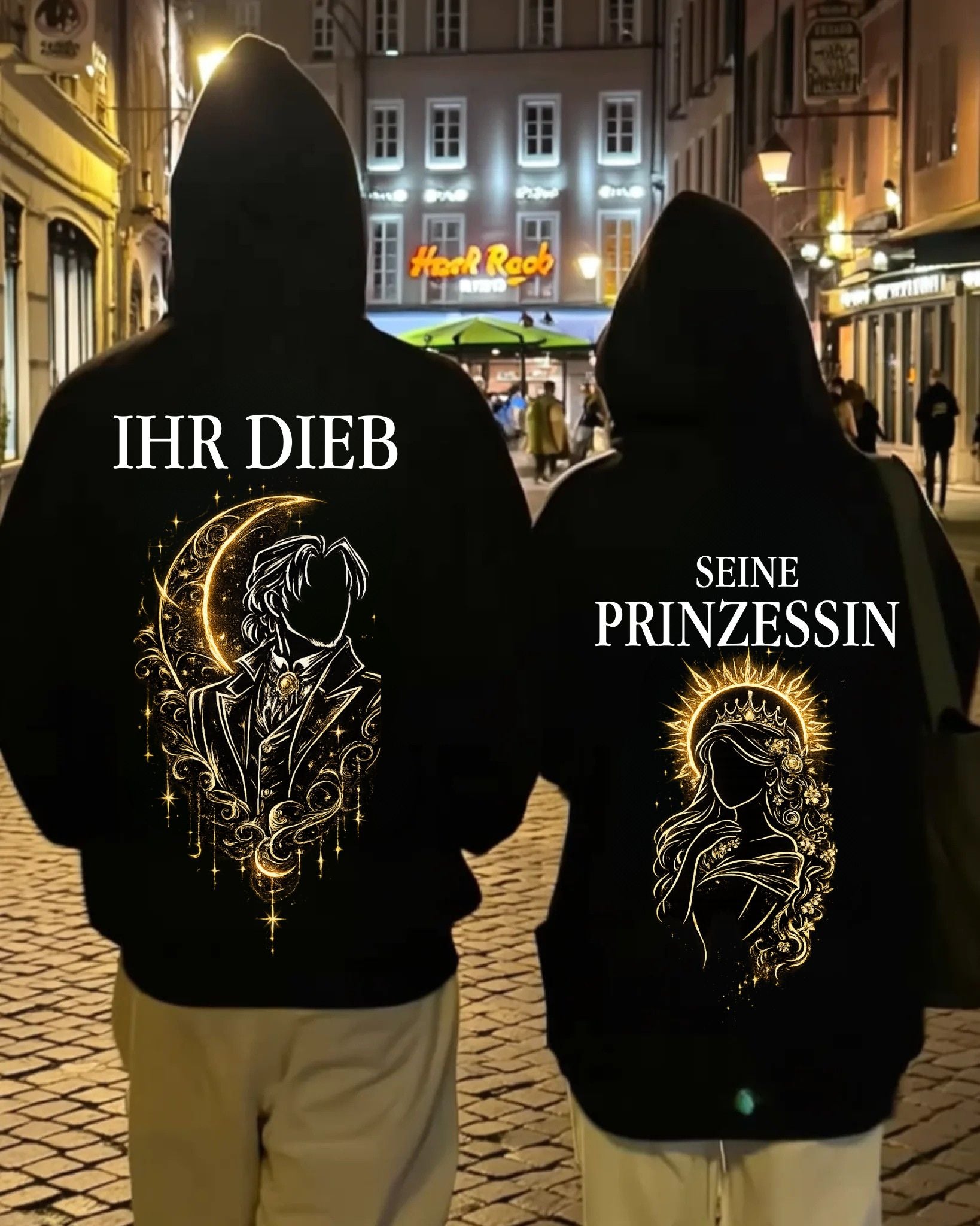 Dieb & Prinzessin - Tag & Nacht Kuschel Hoodie Bündel