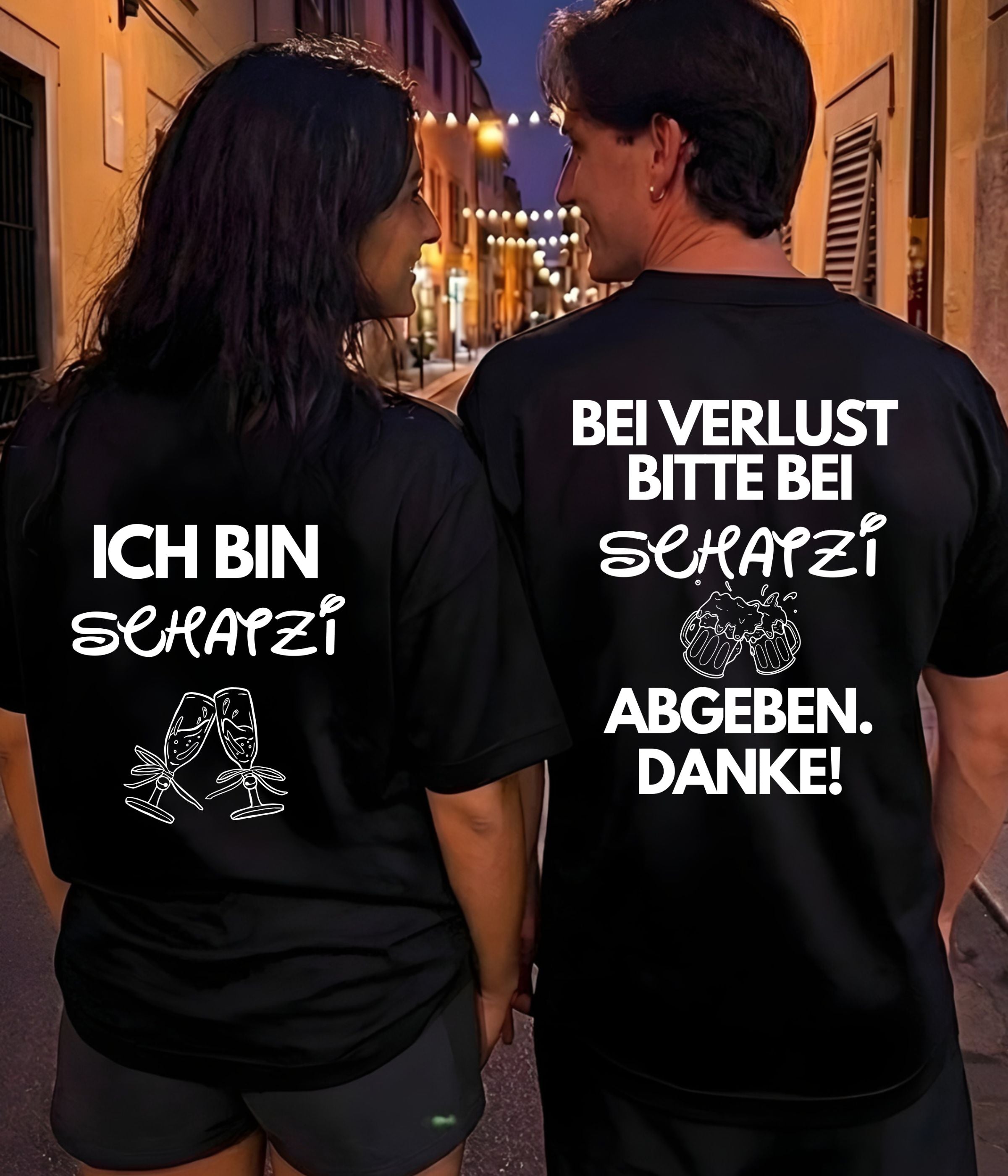 Schatzi Abgabe - Shirt Couple Bündel