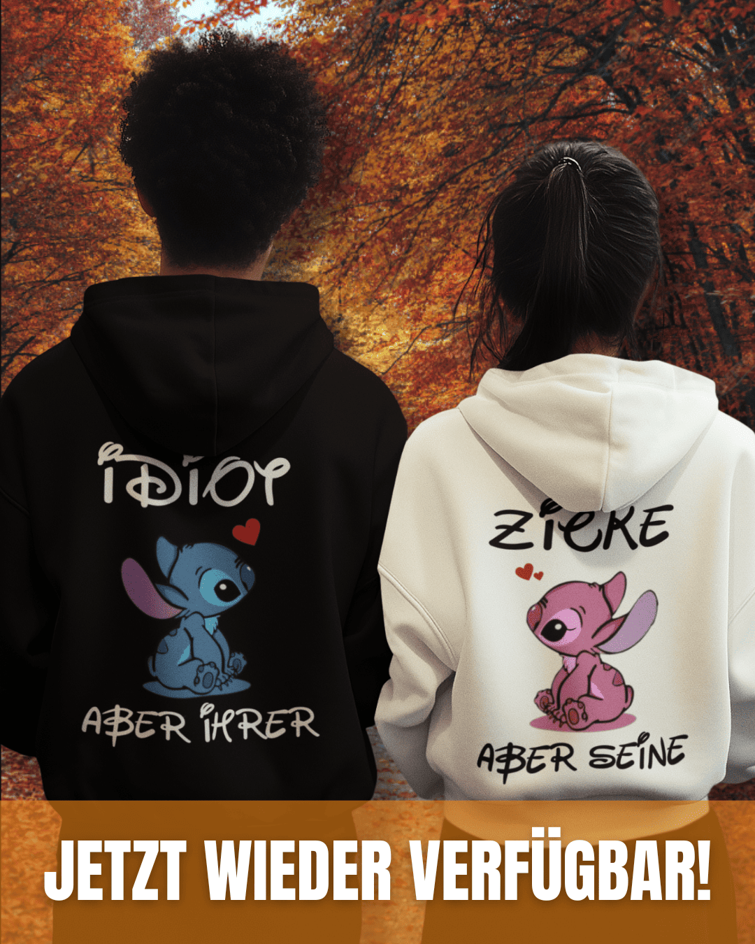 Zicke & Idiot - Kuschel Hoodie Bündel