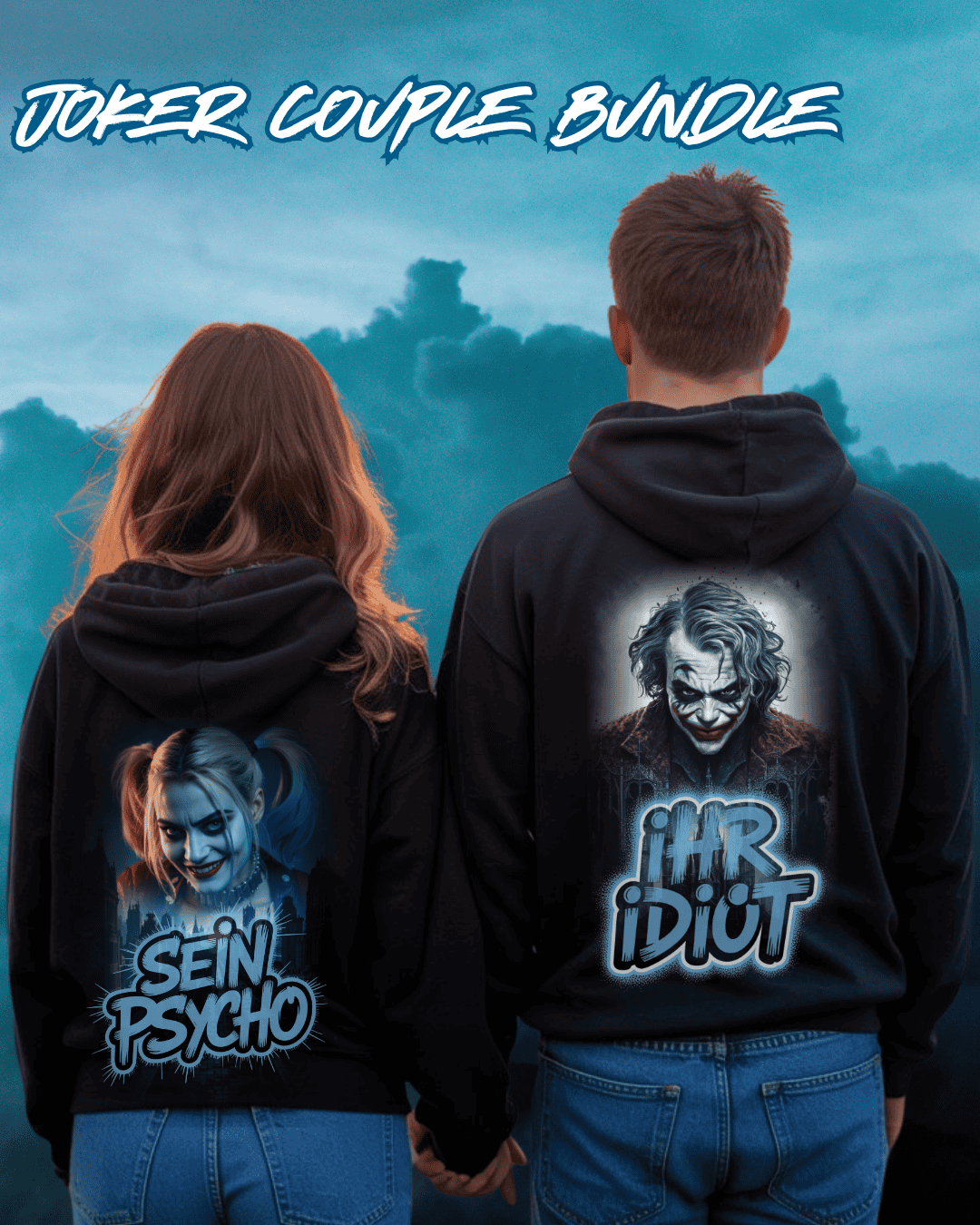 Idiot & Psycho - Kuschel Hoodie Bündel