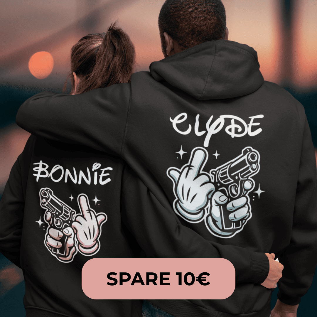 Bonnie & Clyde Kuschel Hoodie Bündel
