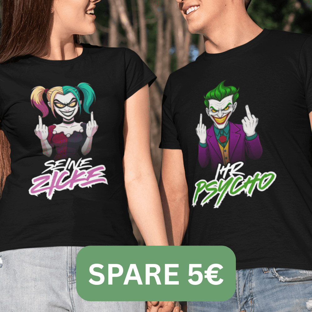 Psycho und Zicke - T-Shirt Bündel