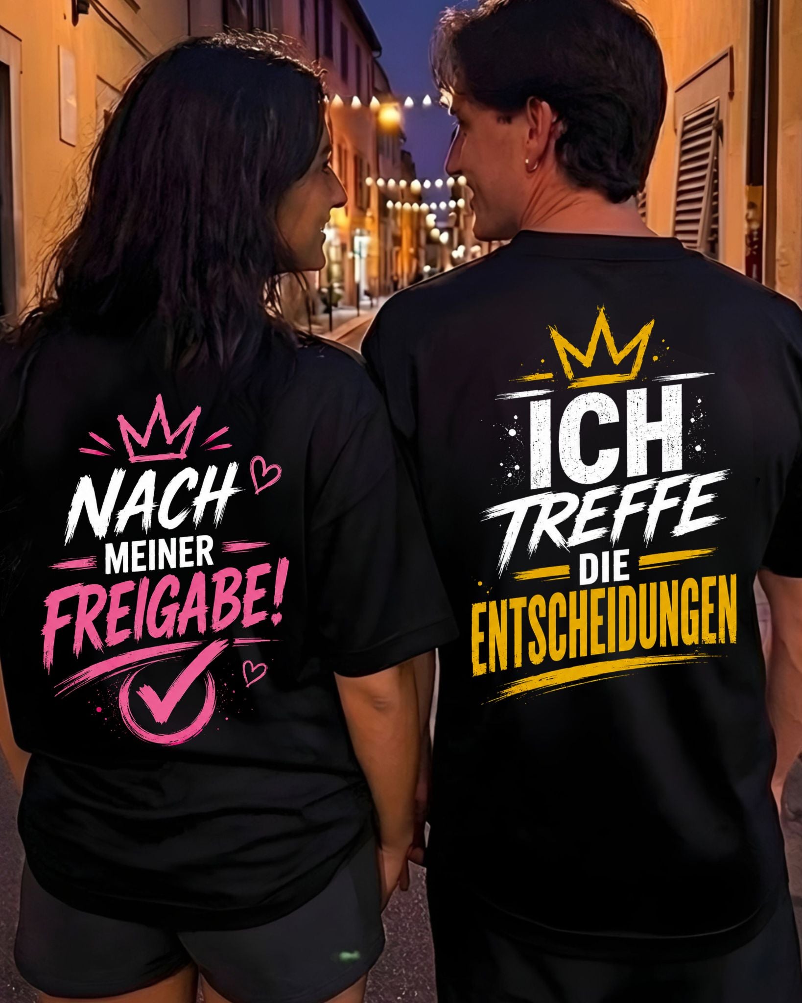 Entscheidungen & Freigabe - Shirt Couple Bündel