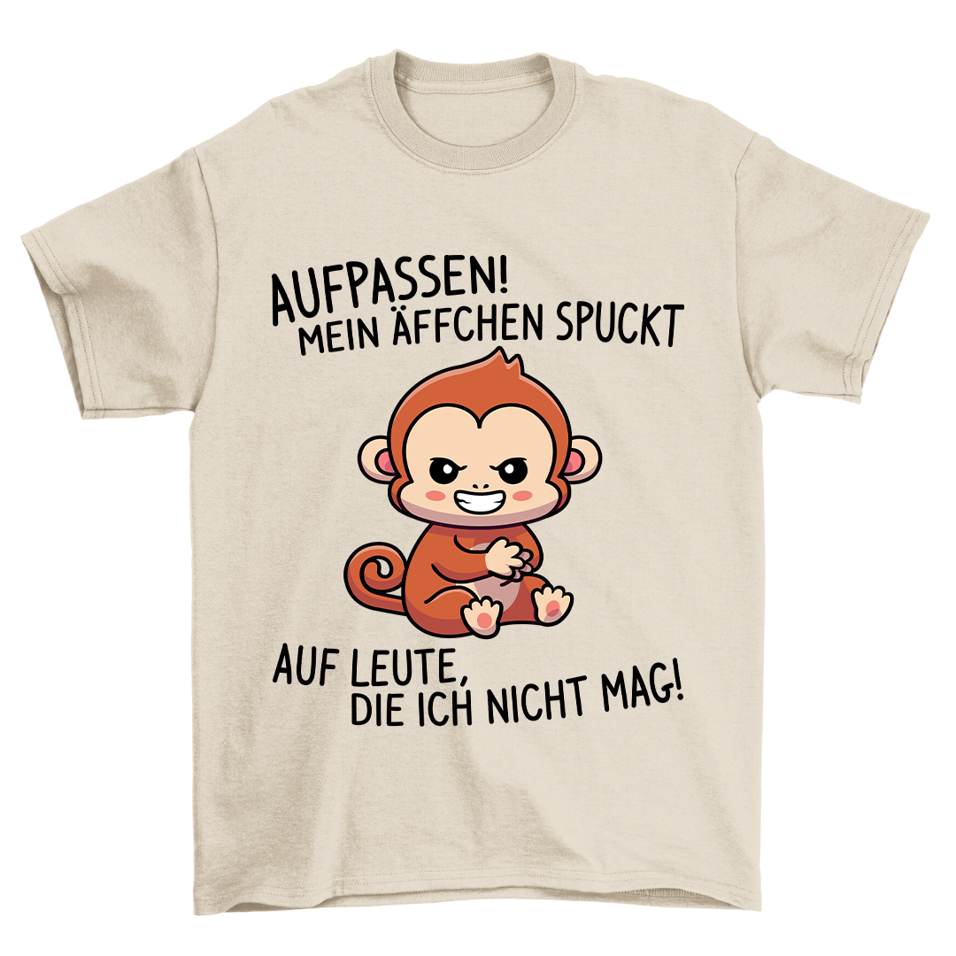 Aufpassen Äffchen - Shirt Unisex