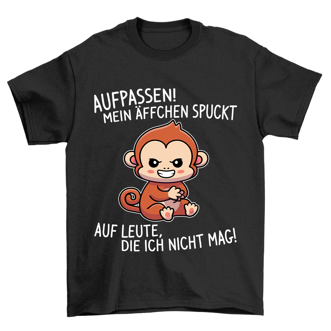 Aufpassen Äffchen - Shirt Unisex
