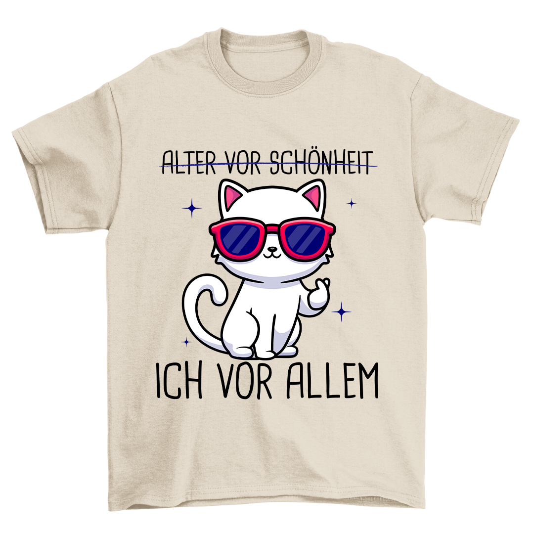 Ich Vor Allem Katze - Shirt Unisex