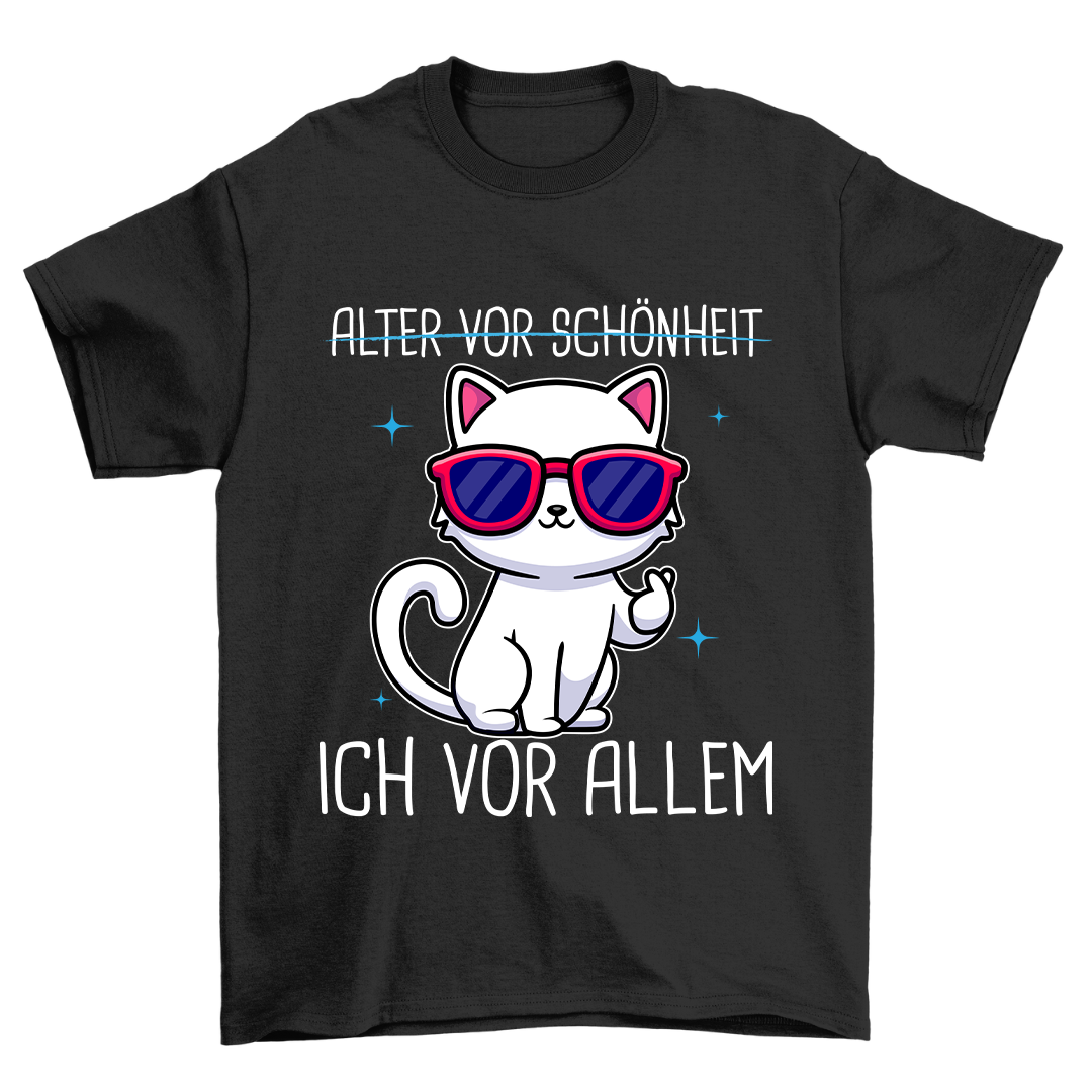 Ich Vor Allem Katze - Shirt Unisex
