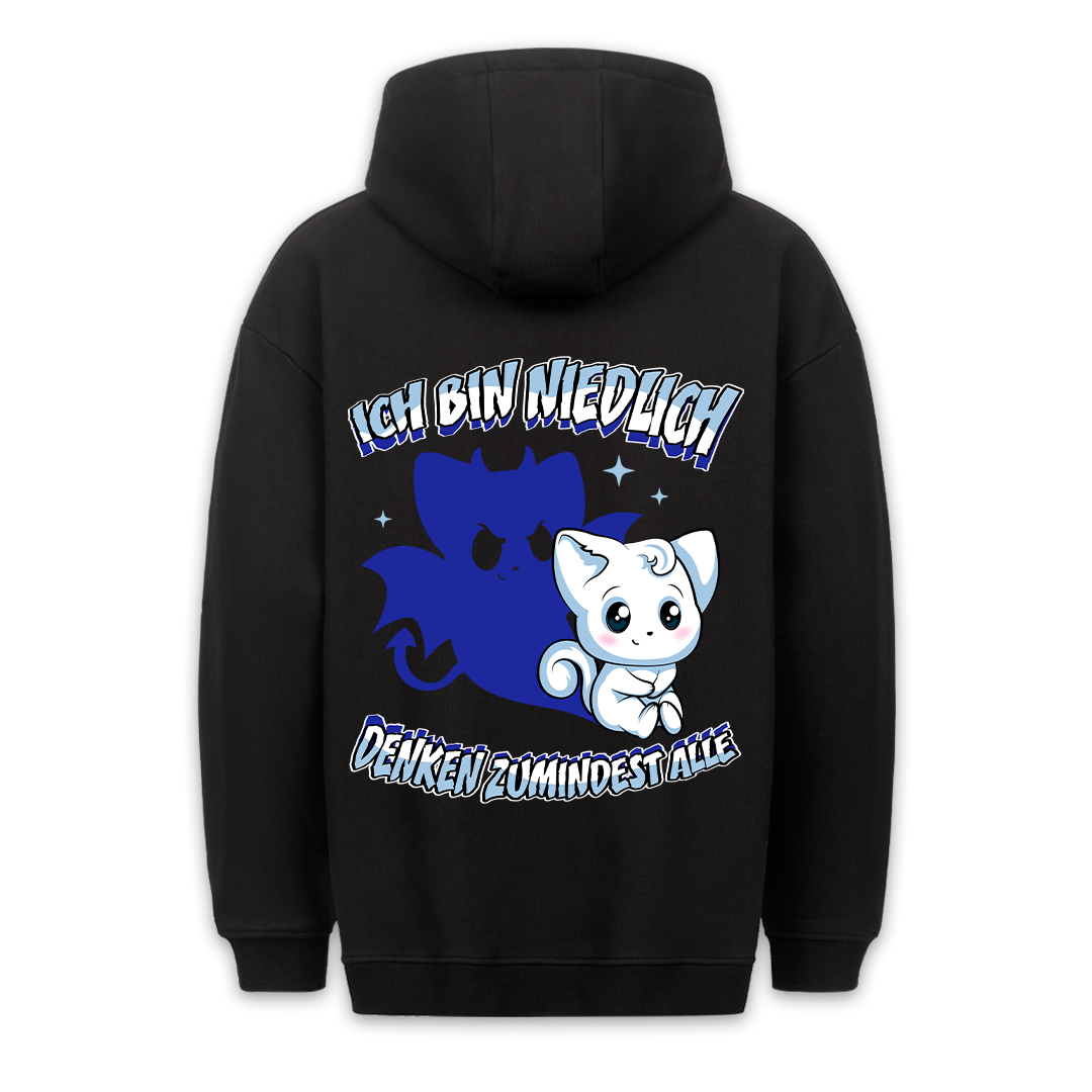 Niedlich - Premium Hoodie Unisex Rückendruck
