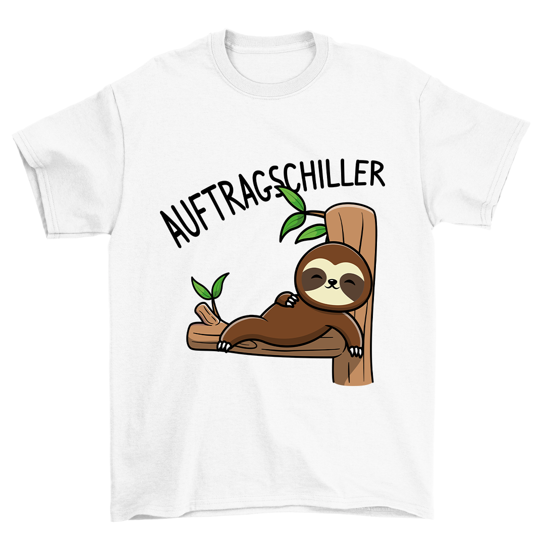 Auftragschiller Faultier - Shirt Unisex