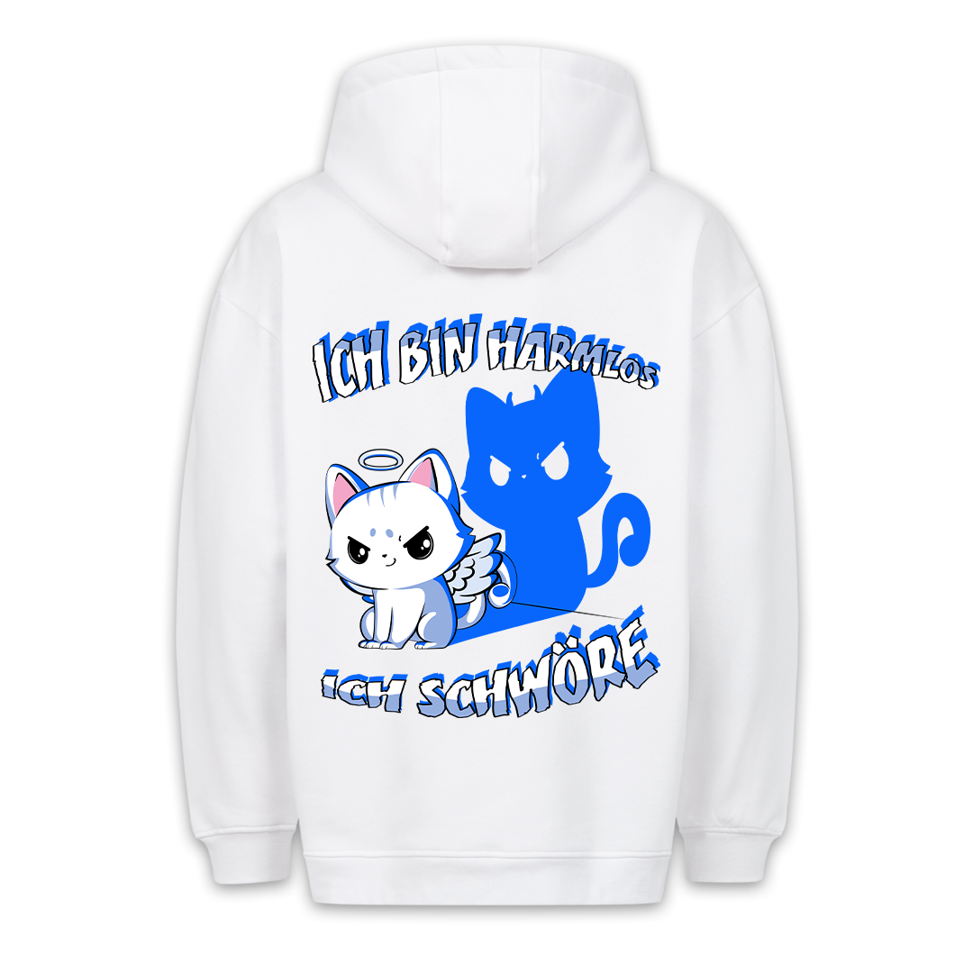Harmlos - Premium Hoodie Unisex Rückendruck