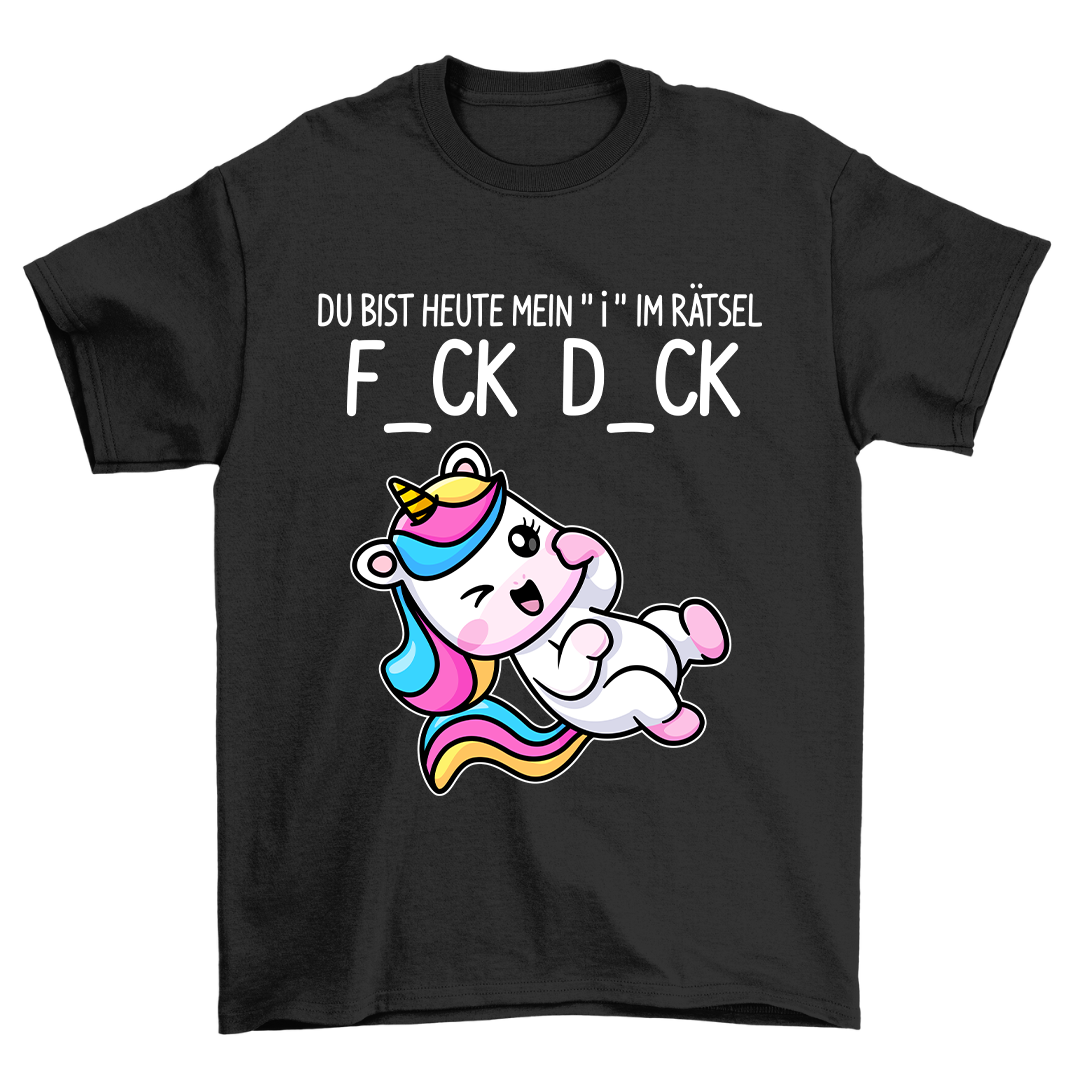 Du Bist Mein "i" Einhorn - Shirt Unisex