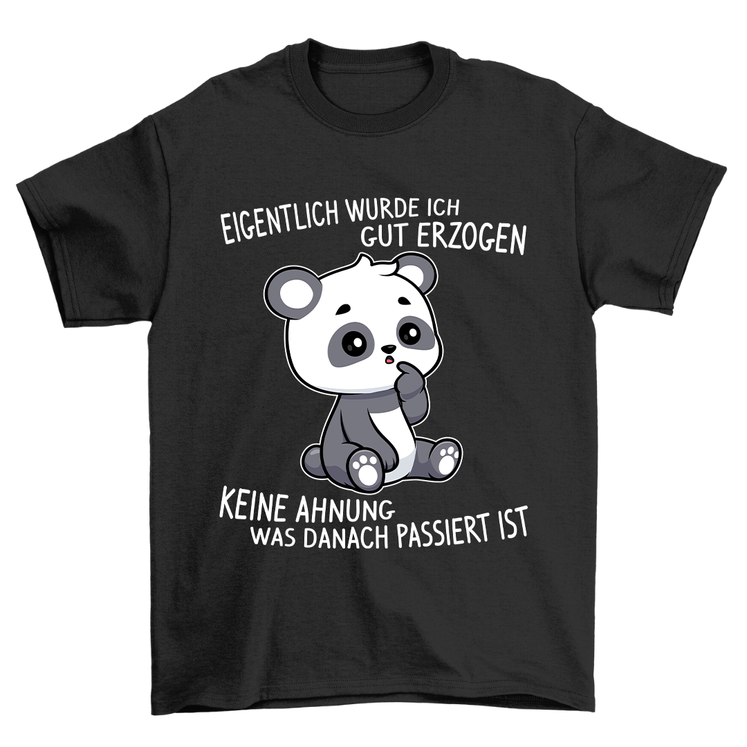 Keine Ahnung Panda - Shirt Unisex