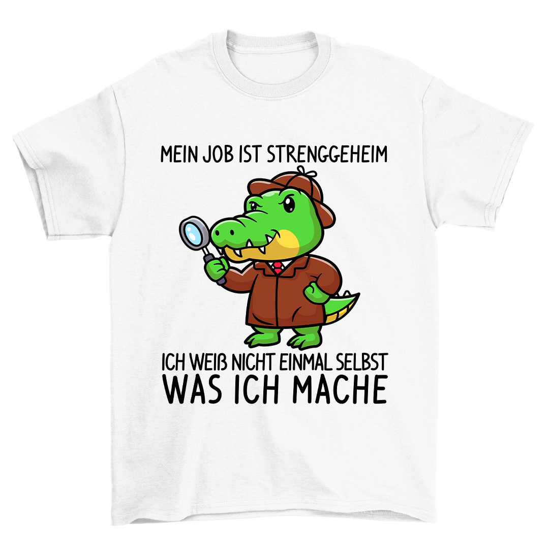 Strenggeheim Krokodil - Shirt Unisex