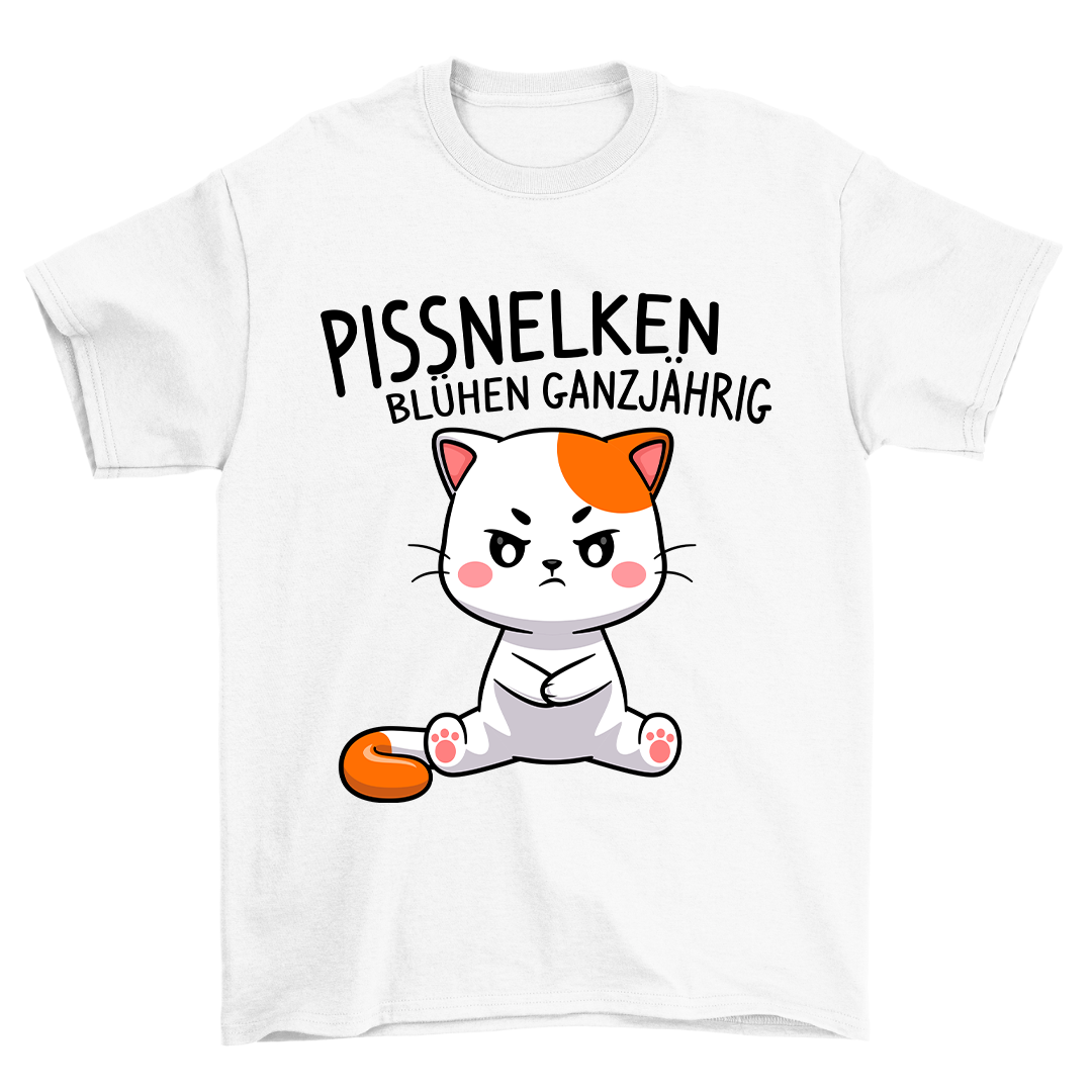 Pissnelken Katze - Shirt Unisex