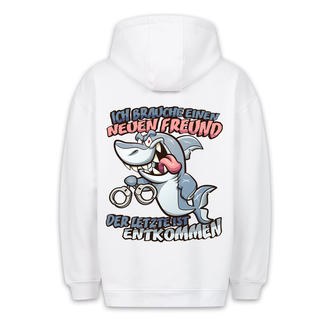 Neuer Freund - Premium Hoodie Unisex Rückendruck