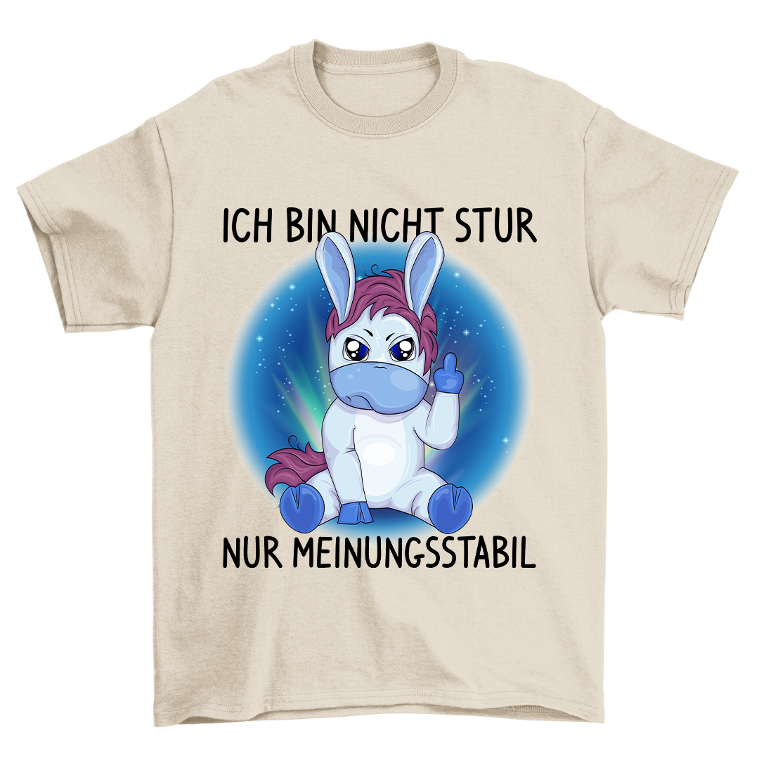 Meinungsstabil Esel- Shirt Unisex