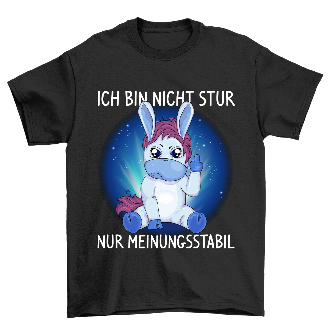 Meinungsstabil Esel- Shirt Unisex