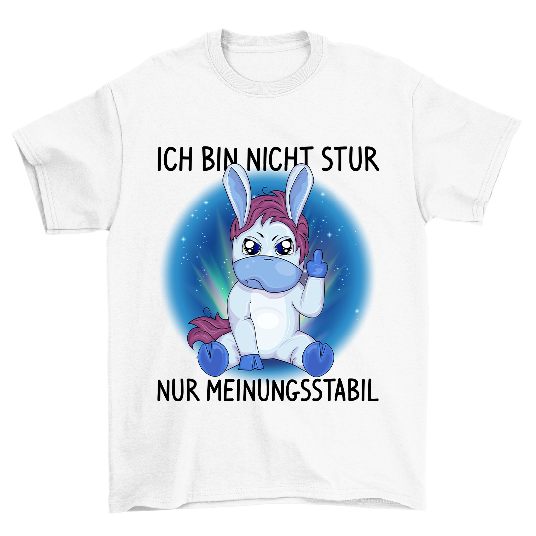 Meinungsstabil Esel- Shirt Unisex