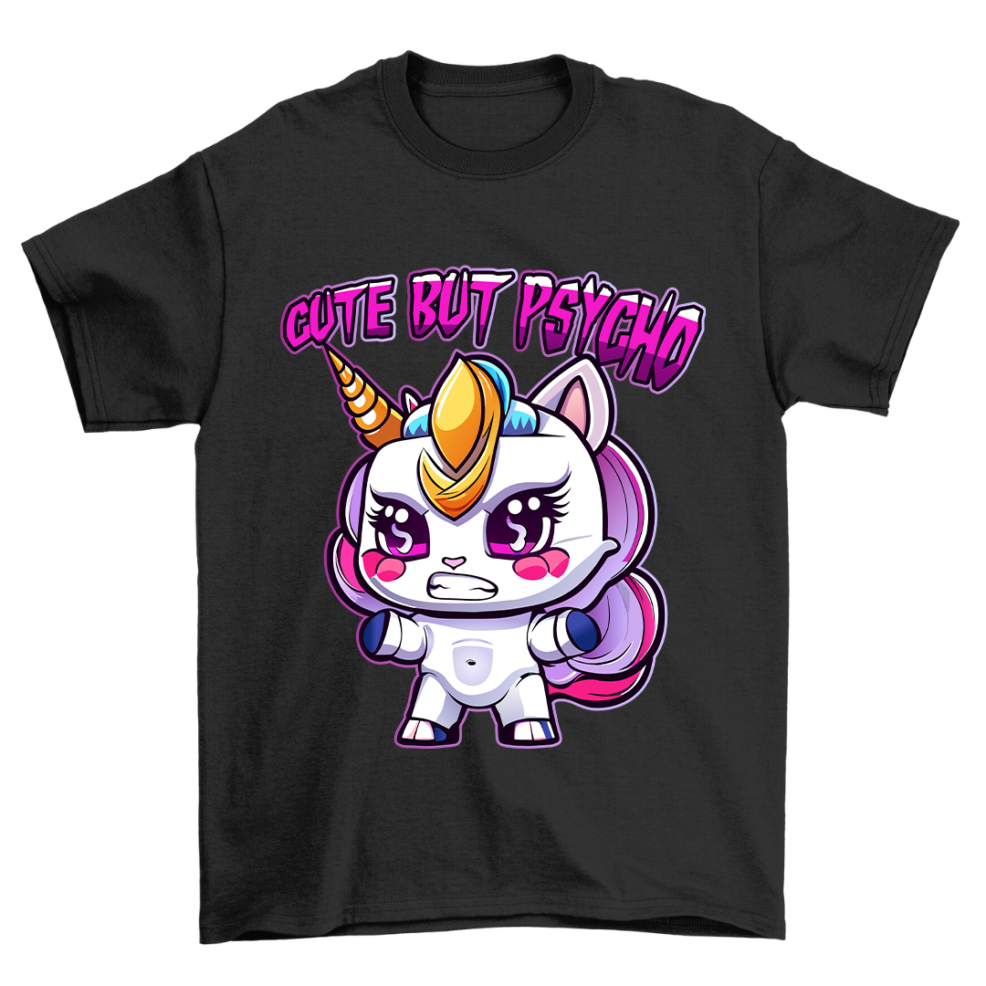 Psycho Einhorn - Shirt Unisex