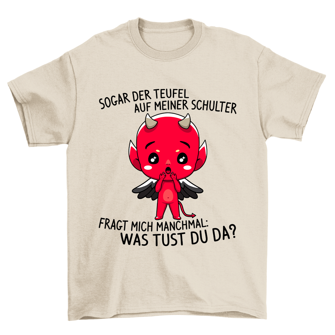 Schulter Teufelchen - Shirt Unisex