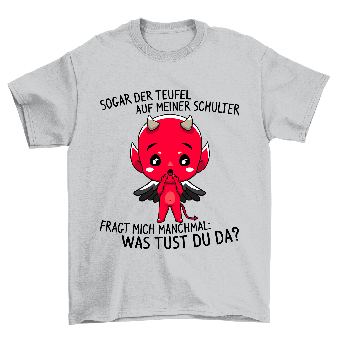 Schulter Teufelchen - Shirt Unisex