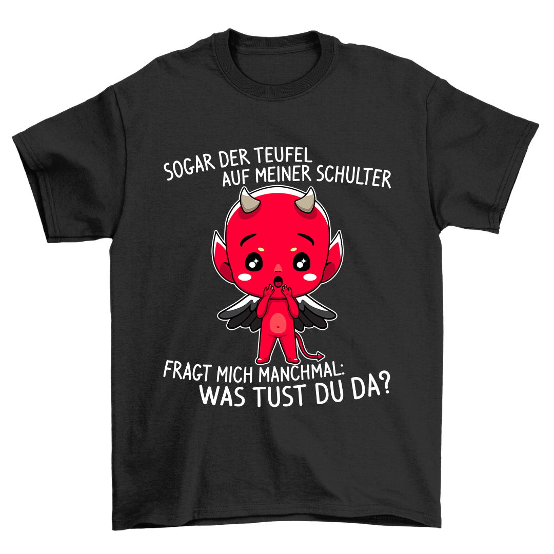 Schulter Teufelchen  - Shirt Unisex