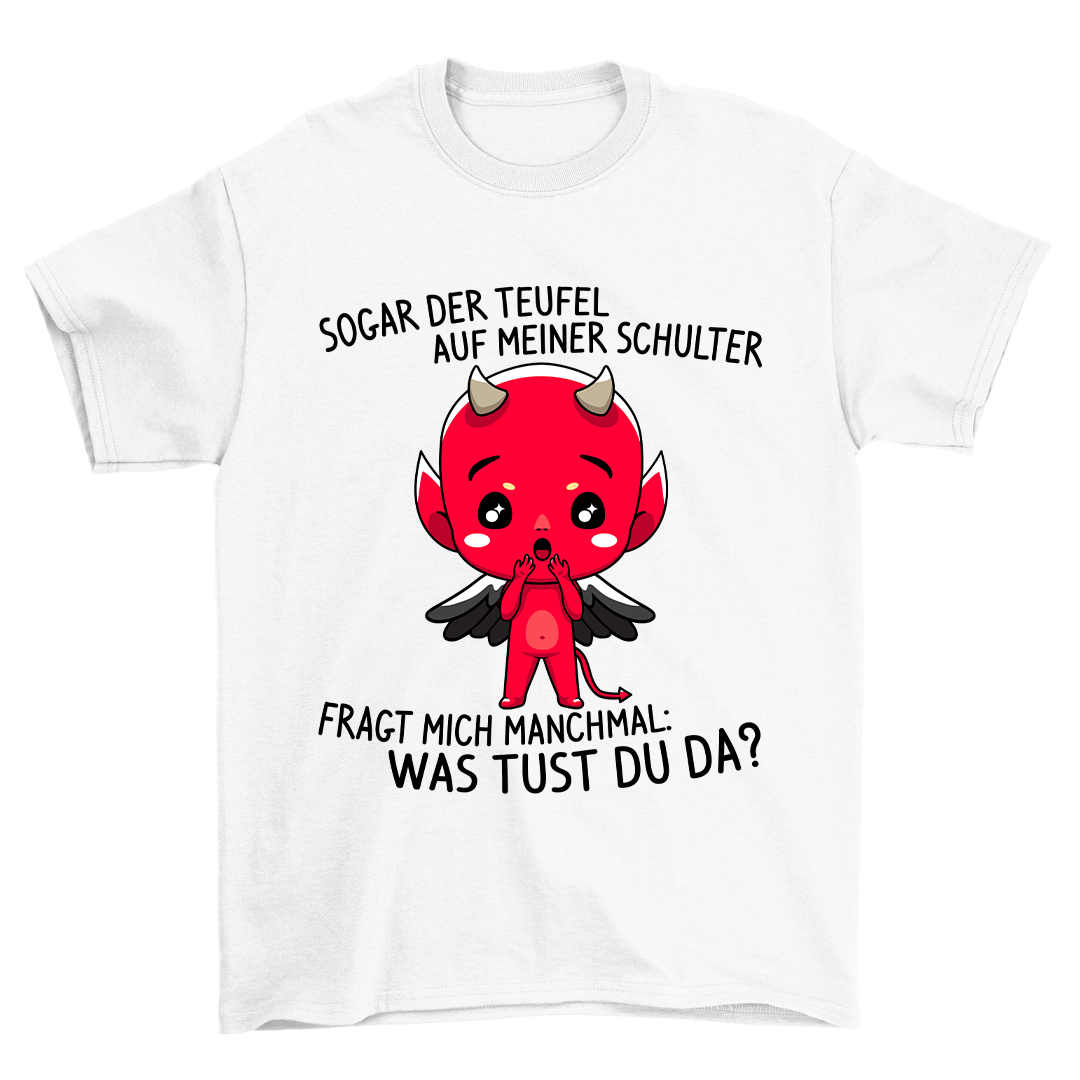 Schulter Teufelchen - Shirt Unisex