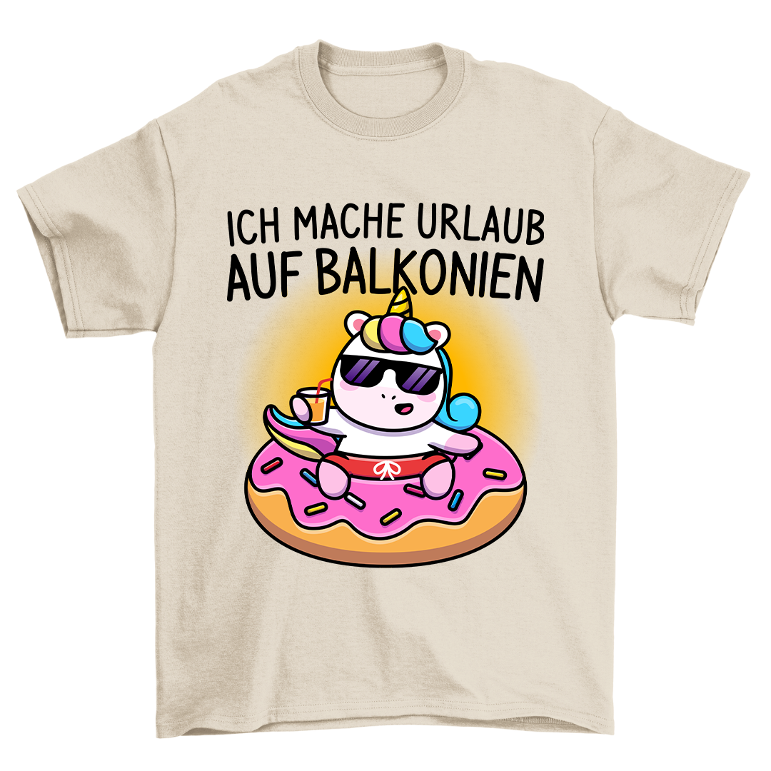 Urlaub Einhorn - Shirt Unisex