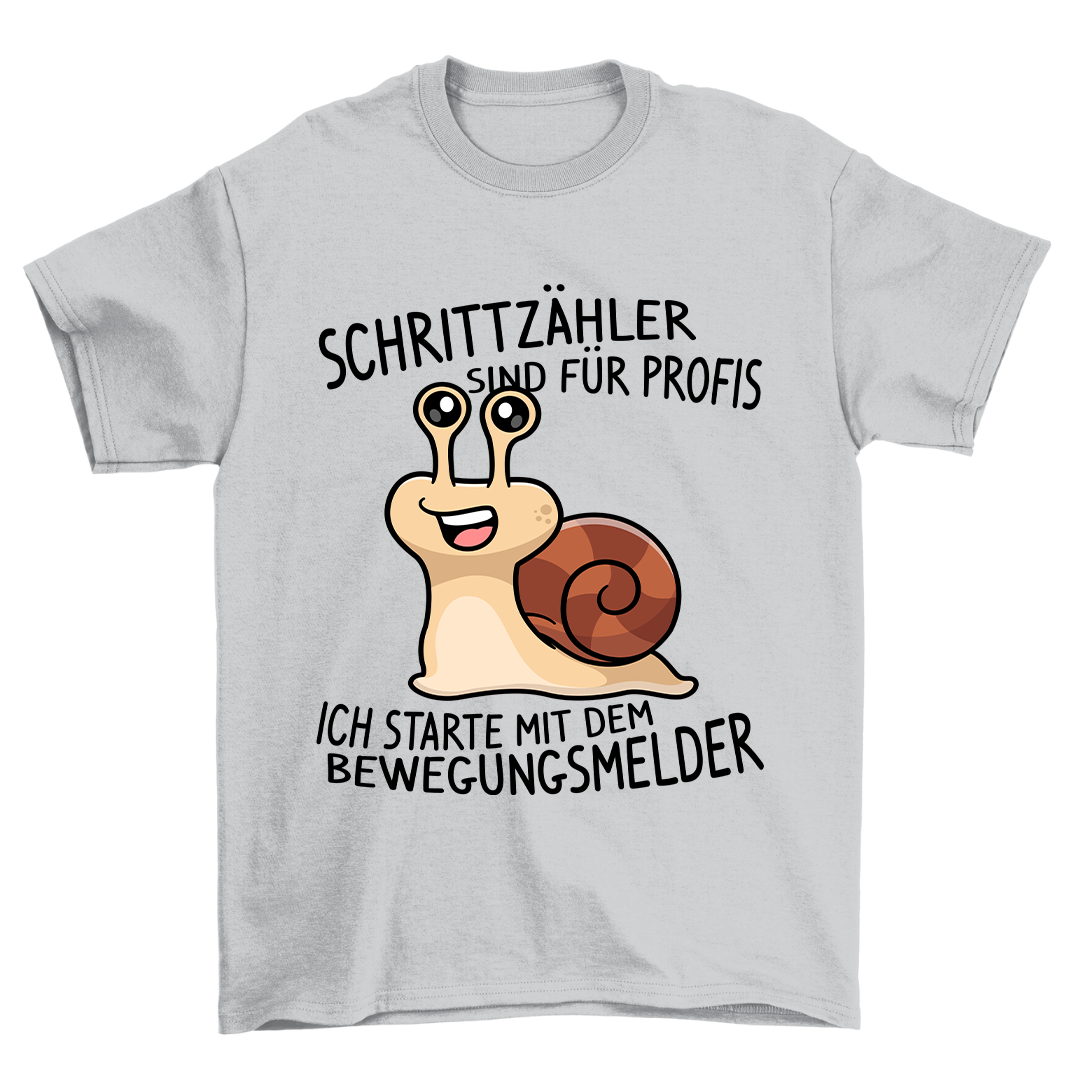 Schrittzähler Schnecke - Shirt Unisex