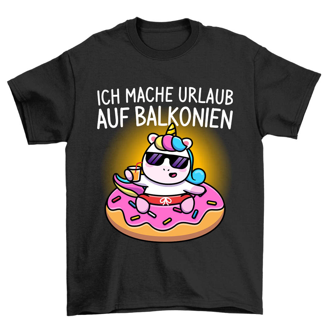 Urlaub Einhorn - Shirt Unisex