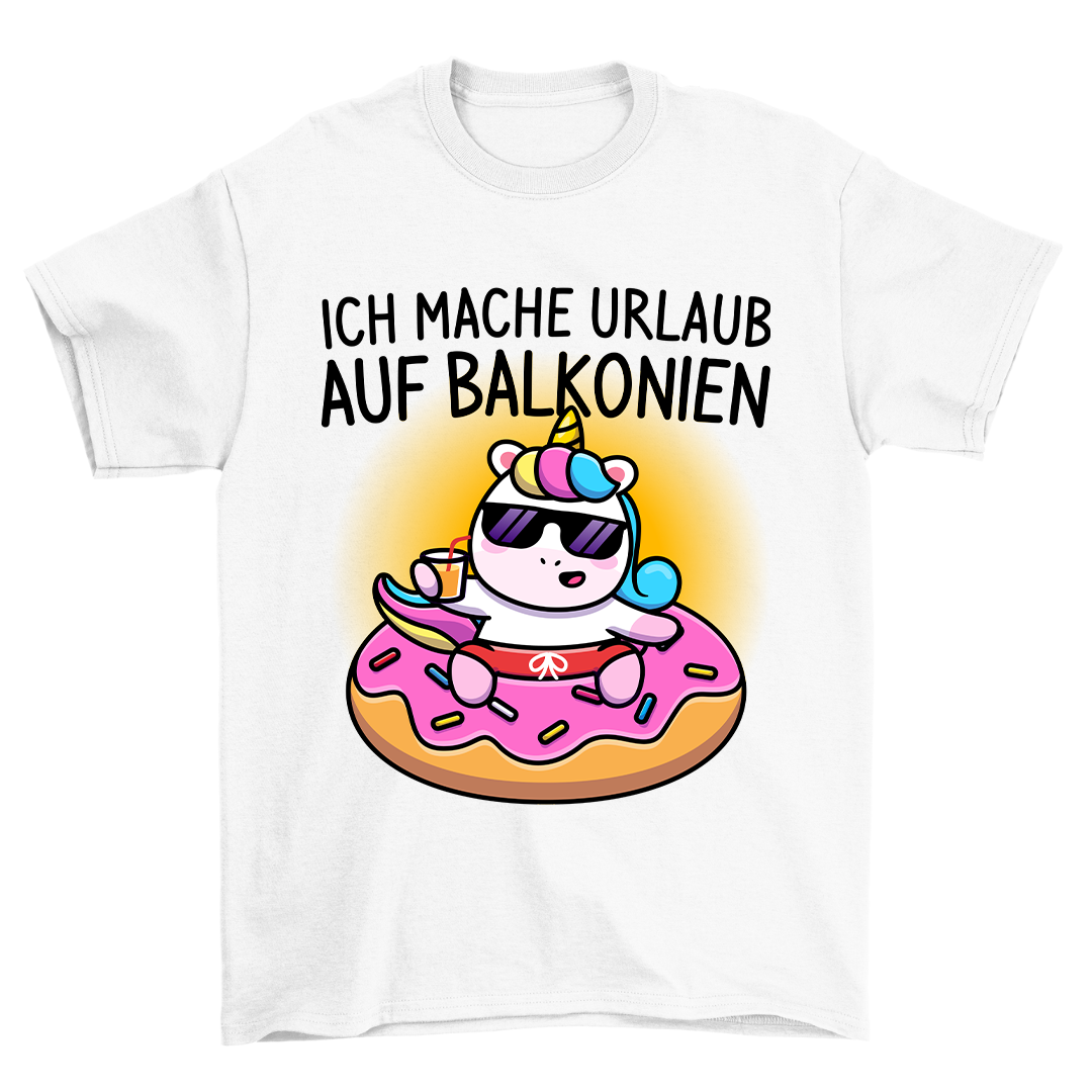 Urlaub Einhorn - Shirt Unisex