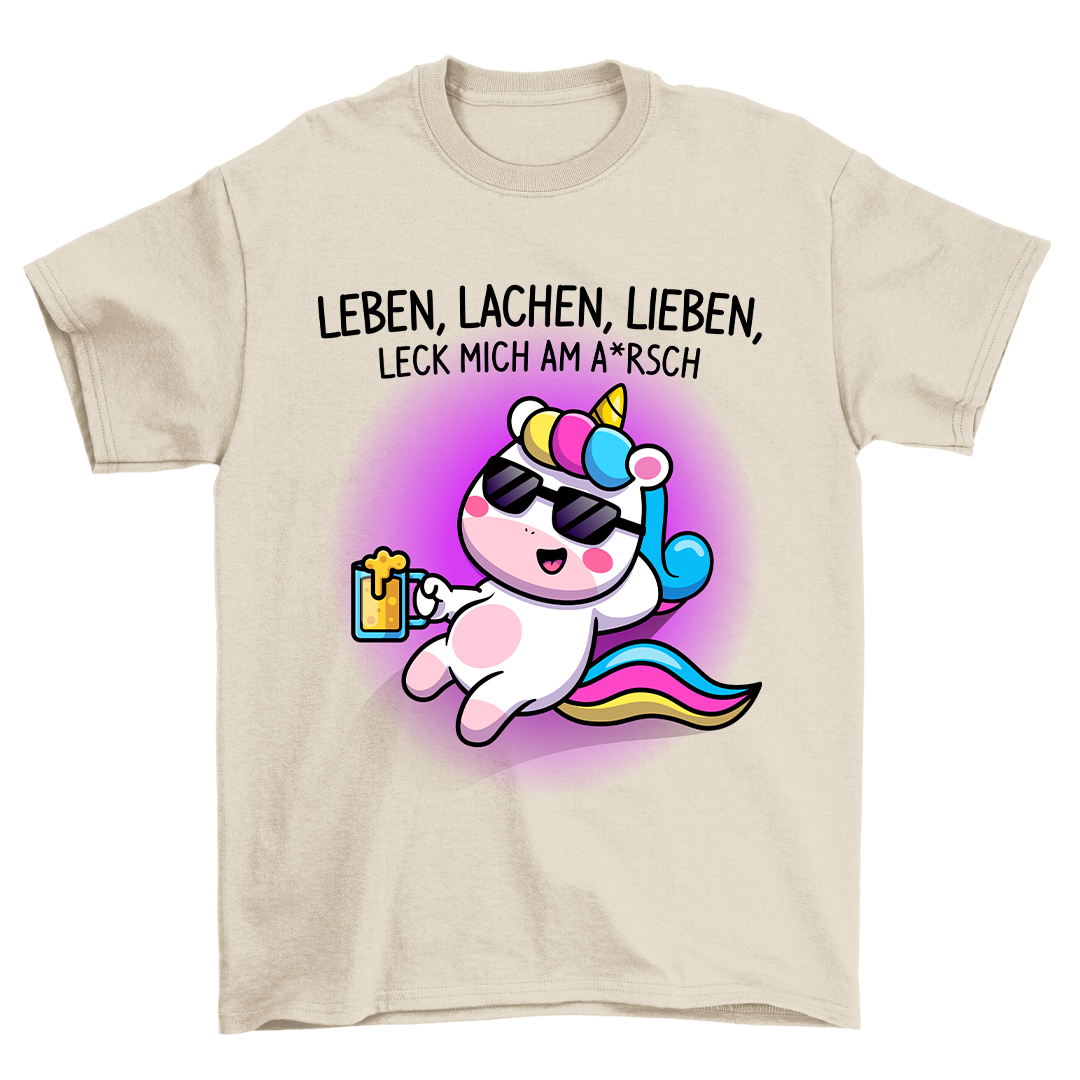 Leben, Lachen, Lieben - Shirt Unisex