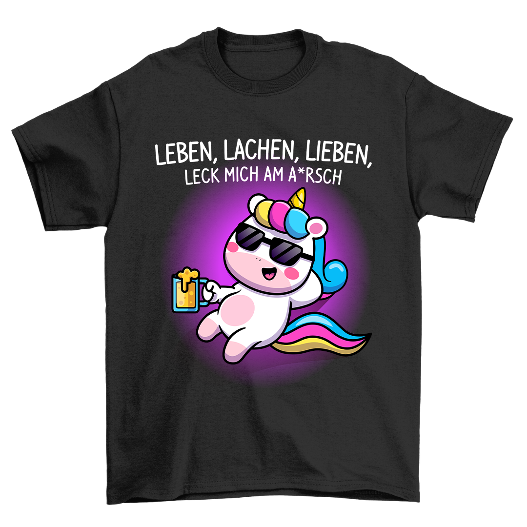 Leben, Lachen, Lieben - Shirt Unisex