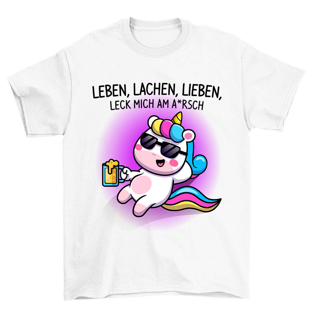 Leben, Lachen, Lieben - Shirt Unisex