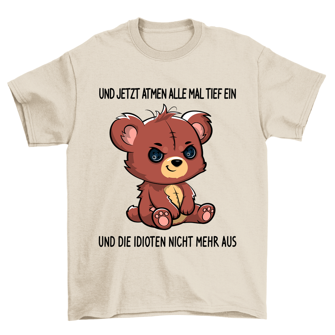 Einatmen Teddy - Shirt Unisex