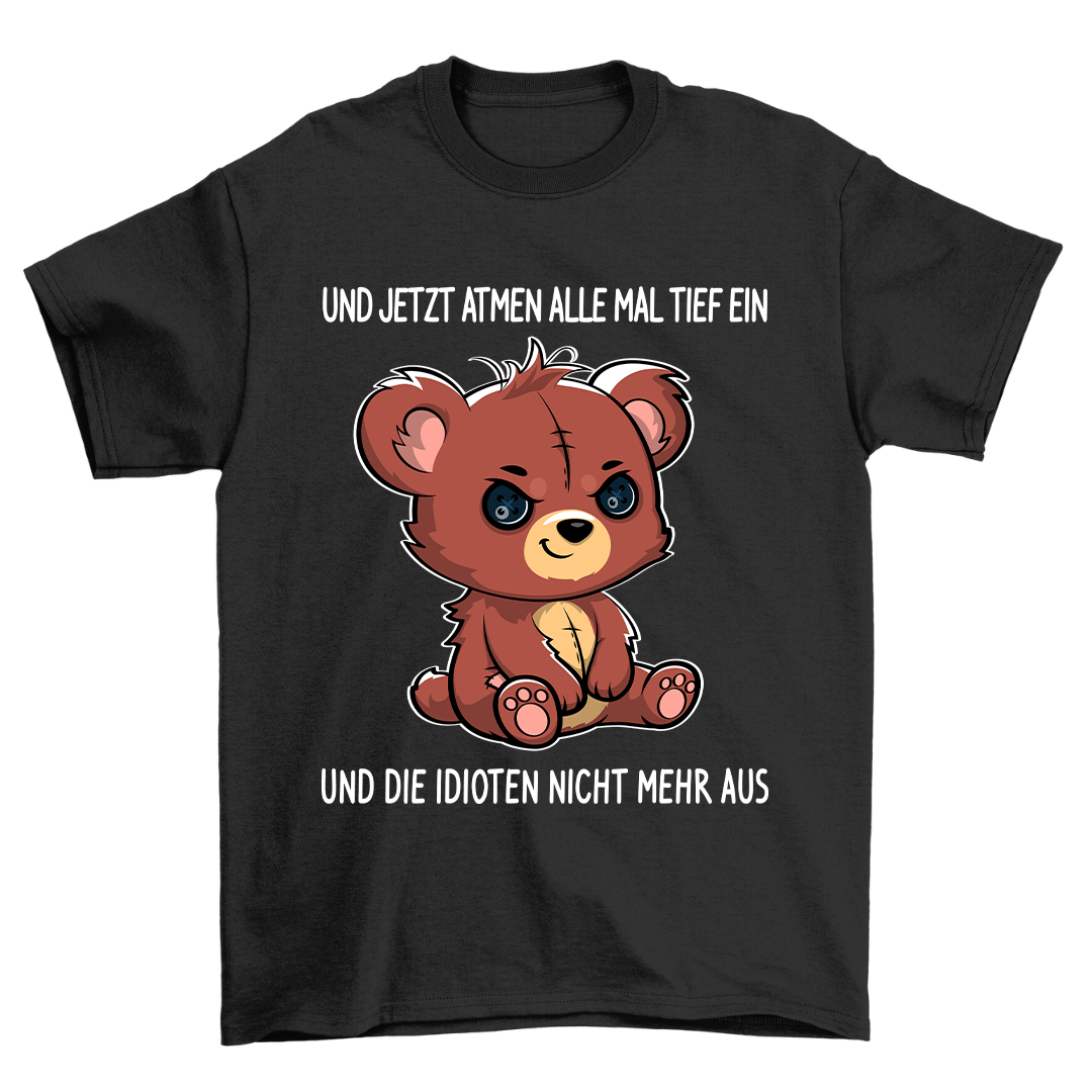 Einatmen Teddy - Shirt Unisex