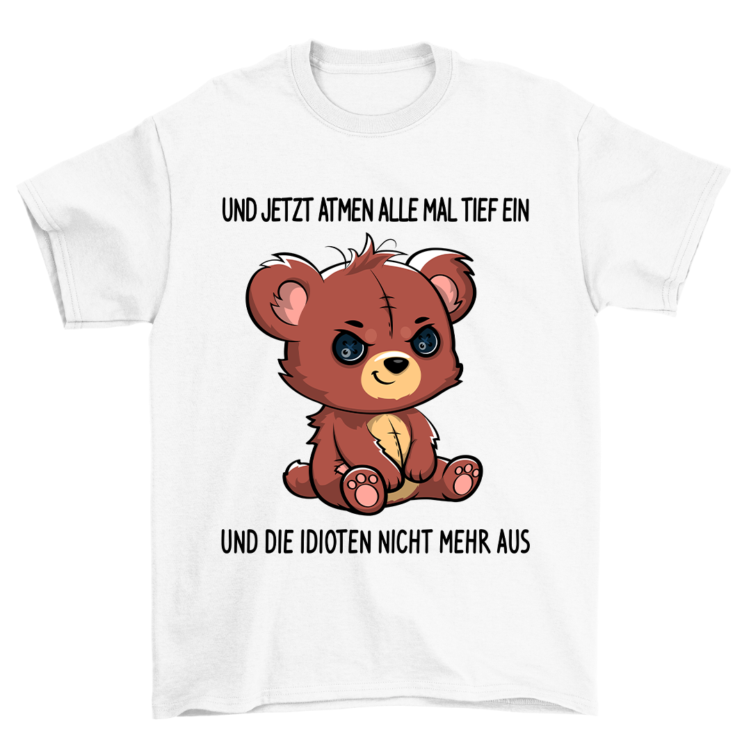 Einatmen Teddy - Shirt Unisex