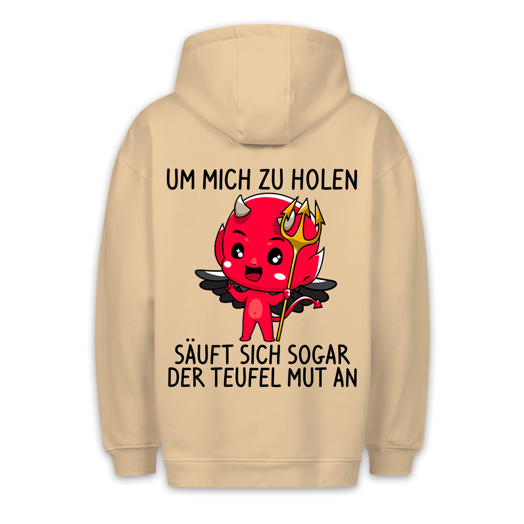 Mut Teufelchen - Premium Hoodie Unisex Rückendruck