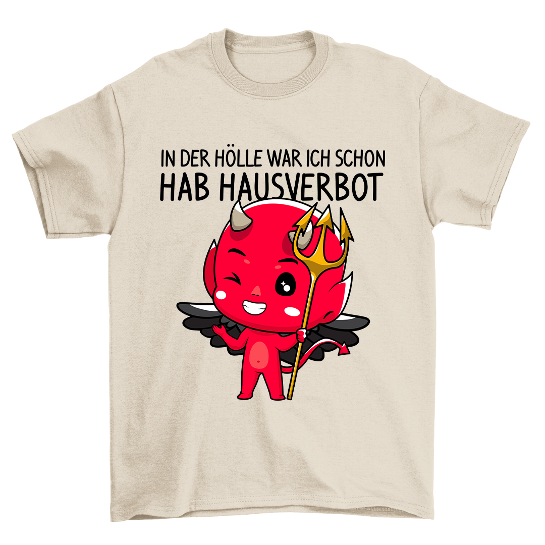 Hausverbot Teufelchen - Shirt Unisex