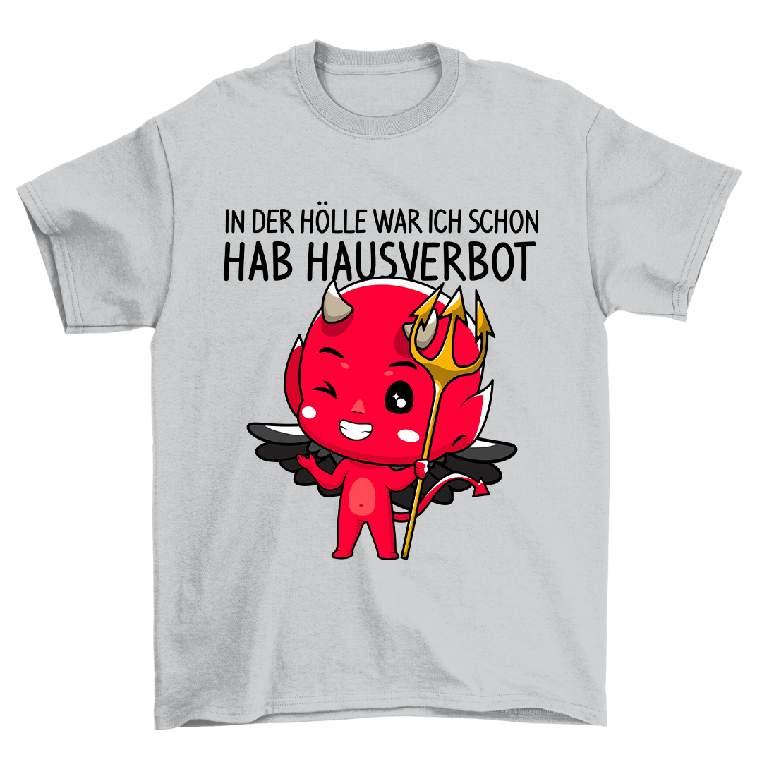 Hausverbot Teufelchen - Shirt Unisex