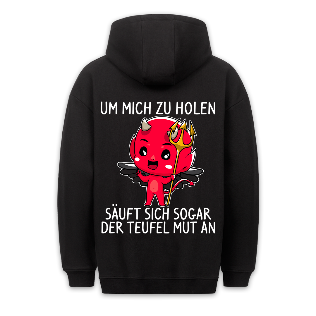 Mut Teufelchen - Premium Hoodie Unisex Rückendruck