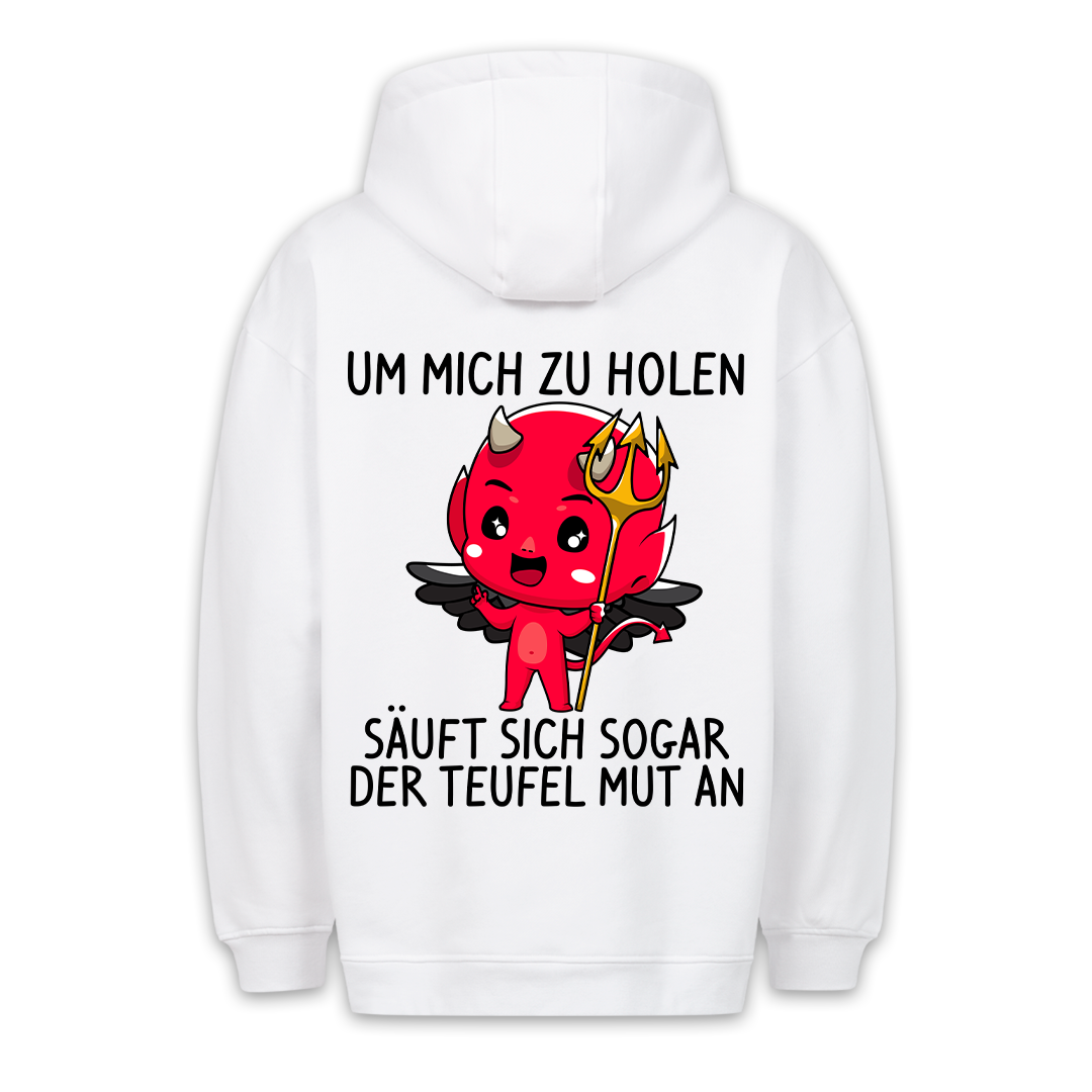 Mut Teufelchen - Premium Hoodie Unisex Rückendruck