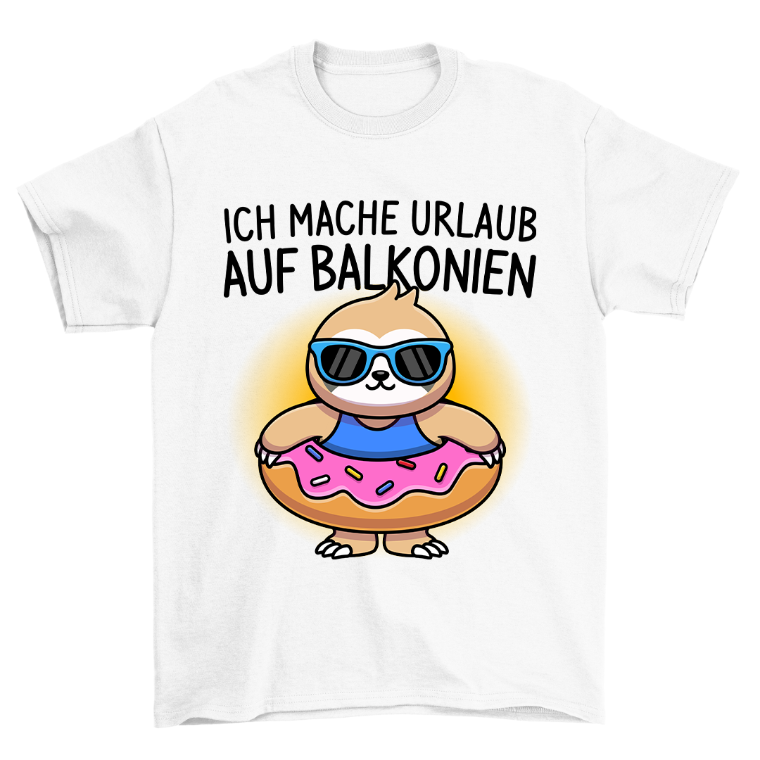 Urlaub Faultier - Shirt Unisex
