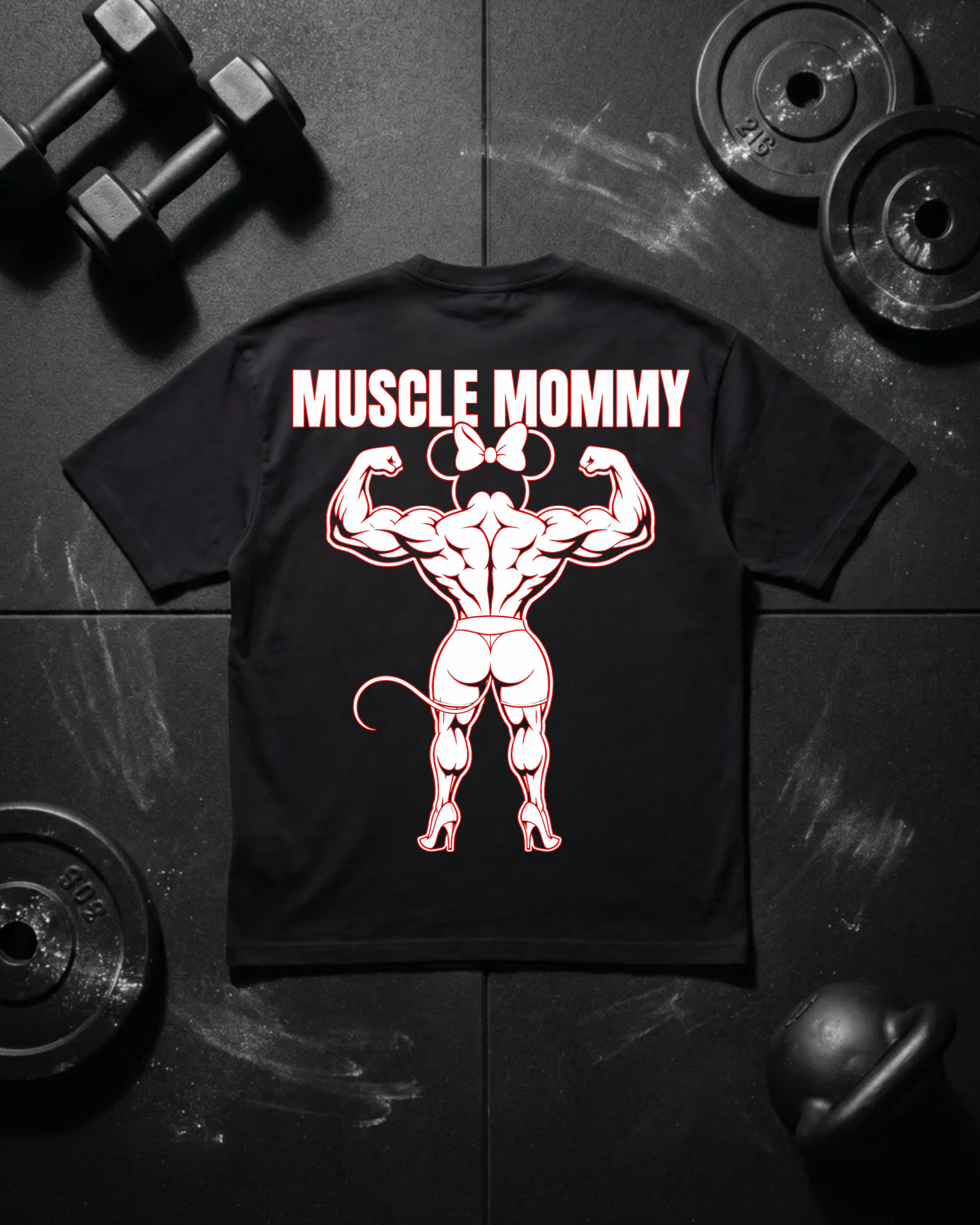 MUSCLE MOMMY - Oversized Shirt